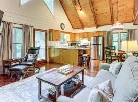 Creek Front Cabin w/ Hot Tub+Fire Pit