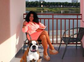 Pension Oderblick, hotell sihtkohas Frankfurt Oderi ääres