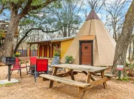Tipis on the Guadalupe