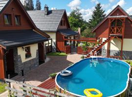 Osada Złatna domki w beskidach、Złatnaのホテル