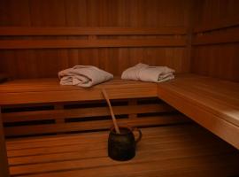 A Frame Vila sa Saunom Jakuzi kadom i toplim bazenom, hotel in Koraćica