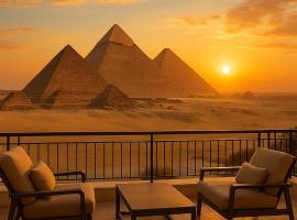 Under the Pyramids, hotel in Banī Ghālib