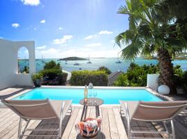 Villa Bella vue sur Pinel piscine jacuzzi, Hotel in Cul de Sac