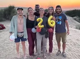 Sand dunes desert Camp