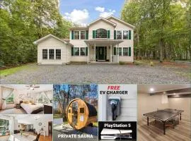 PET FRIENDLY - SAUNA - FREE EV - Near Jim Thorpe, Kalahari & Camelback