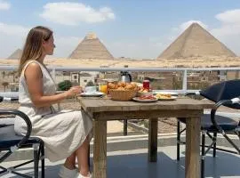 Rizkian pyramids view INN