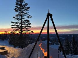 New chalet with great view, hotel in Dal