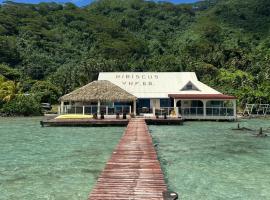 Pension Hibiscus Taha'a,位于Vaitoare的酒店