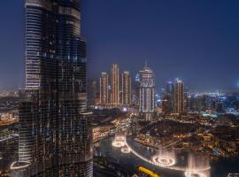 Address Residences Dubai Opera - Burj Khalifa City Views 1, 2, & 3-Bedroom Apartment 1 minute walk to Burj Khalifa, Dubai Mall, Dubai Fountain by Heaven Crest, hotell i Dubai