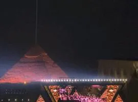 Jewel Museum & pyramids view