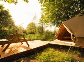 Glamping belltent in het groen, hotel en Zeewolde