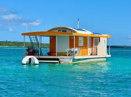 Lagoon Lodge Caraïbes -Lodge flottant sur lagon avec vue mer, hôtel à Saint-François