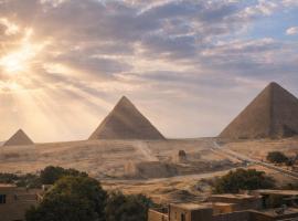 Hathor palace pyramids view, hotel en El Cairo