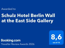 Schulz Hotel Berlin Wall at the East Side Gallery, хотел в Берлин