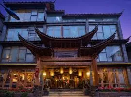 The Horizon of the Old Town of Lijiang Naxi Culture and Art Museum Inn