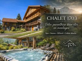 Chalet 1703 - Boutique Hotel - Adults Only, hotel v destinaci Le Petit-Bornand-lès-Glières