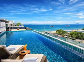 Sunday Beachfront View Jomtien Pattaya, hotelli Jomtien Beachillä