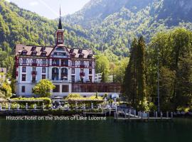 รูปภาพของโรงแรม: Hotel Vitznauerhof - Lifestyle Hideaway at Lake Lucerne