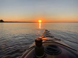 Hébergement Plage Robertson - Pods au bord du lac