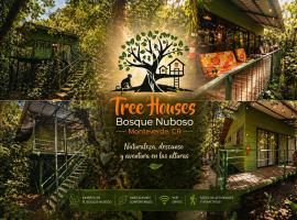 Tree House Bosque Nuboso Monteverde, Hotel in Monteverde