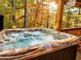 World Cup Cabin Hot Tub Fire Pit Sleeps 8 One Half Hour Drive from ATL
