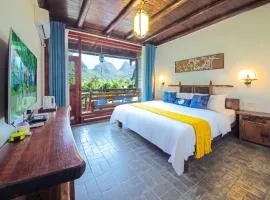 阳朔赴山海翠影楼酒店遇龙河景区店Yangshuo Scenic Mountain Retreat