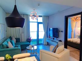 Luxury Romantic Sea View Apartment-ERAإقامة هادئة إطلالة بحرية موقع استثنائي- Manama, hotell sihtkohas Manama