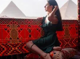 nova giza pyramids view