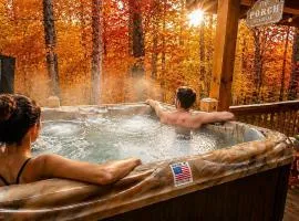 Fall Cabin Hot-Tub Fire-Pit Hiking Waterfalls Wineries Resort Amenities
