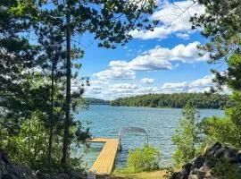 Waterfront Leech Lake Cabin w/ Boat Dock + Lift
