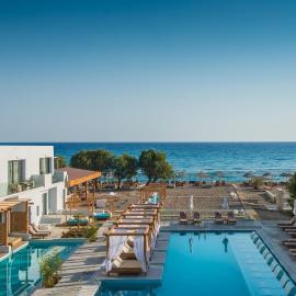Paralos Lifestyle Beach Adults Only, hotelli Amoudarassa (Iraklion)