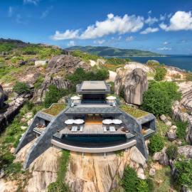 Felicité में, होटल Six Senses Zil Pasyon, Seychelles