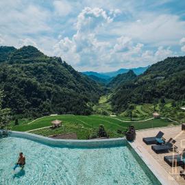 No.5 Valley Lodge, hotell i Zhangjiajie