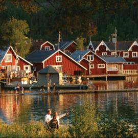 Norrfällsvikens Camping, Stugby & Marina, hotel v destinácii Mjällom