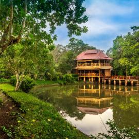 Kingfisher Ecolodge、Ban Kian-Ngôngのホテル