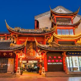 Wenjun Courtyard Hotel Chengdu ,English-Speaking , Pick-up Service ,Laundry Service , Local Tours, hotel en Chengdú