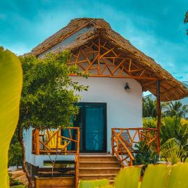 Blue Fin Cabanas, hotel Caye Caulkerben