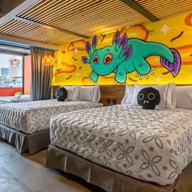 Barrio Downtown Mexico City Hostel, hotel di Kota Meksiko