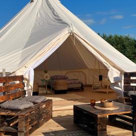 Glamping Rusne, hotel Rusnėben
