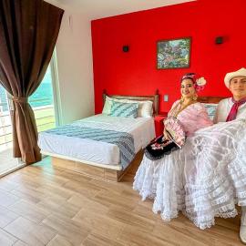 Hotel Jar8 Bule Frente al Mar, khách sạn ở Boca del Río