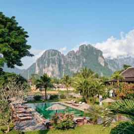 Riverside Boutique Resort, Vang Vieng, отель в городе Ванг-Вьенг