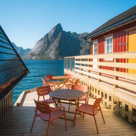 Reinefjorden Sjøhus, hotel di Reine