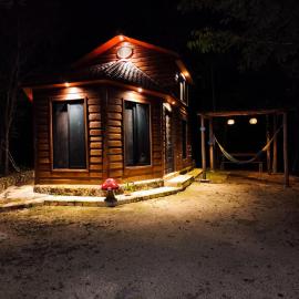 Eco Aldea kinich Ahau en Calakmul, hotel v mestu Xpujil