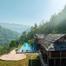 Khuổi Hân Ecolodge Cao Bằng，高平省的飯店