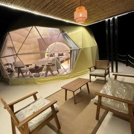 Sunset domes private camp