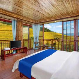 Longji Forest Lodge--Terraced landscape from the room, Pick-up and drop-off service from Ping'an Village Parking Lot, Sunrise& Sunset，位于和平乡的酒店