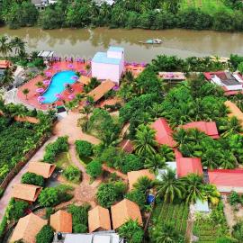 Rooster Mekong Resort, hotel em Cho Lach