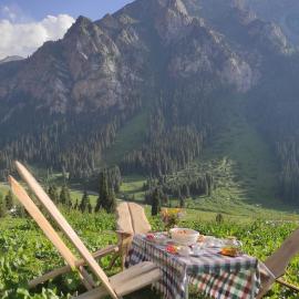 Ernis Yurt Camp, hotel em Mineralʼnyy Istochnik Altyn-Arasan