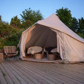 Glamping - Løvøya Oslofjord，霍爾騰的飯店