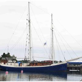 Segelfartyget Libelle, hotel Oxelösundban
